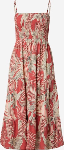 ONLY Letní šaty 'ZELINA' – červená: přední strana