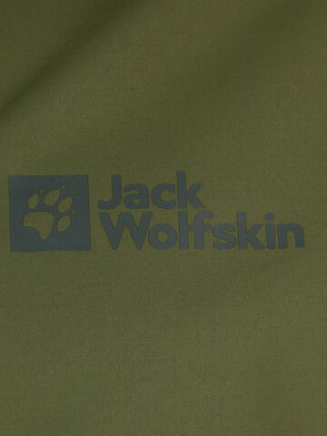 JACK WOLFSKIN - Casaco outdoor 'STORMY POINT' em verde