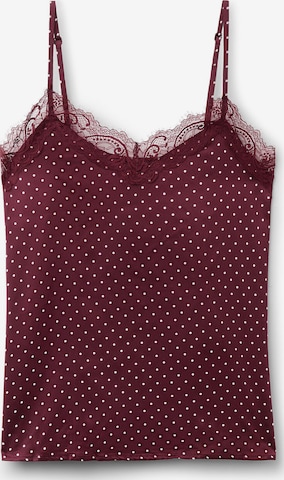 Tezenis Pajama Shirt in Red: front