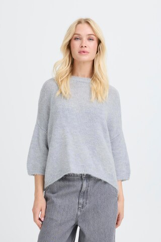 Pull-over 'BYOTIA ' b.young en gris : devant