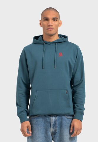 Oldskull Sweater 'Asian Neon Djane' in Blue