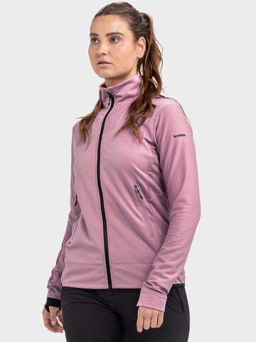 Veste en polaire fonctionnelle 'Blaueis' Schöffel en rose : devant