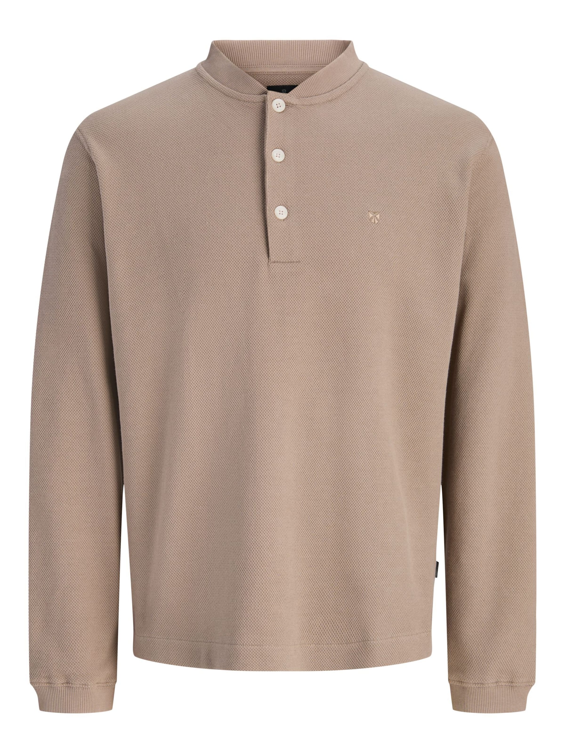 JACK & JONES - Sudadera en beige: frente