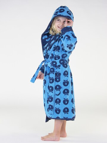 Småfolk Bathrobe 'Apfel' in Blue