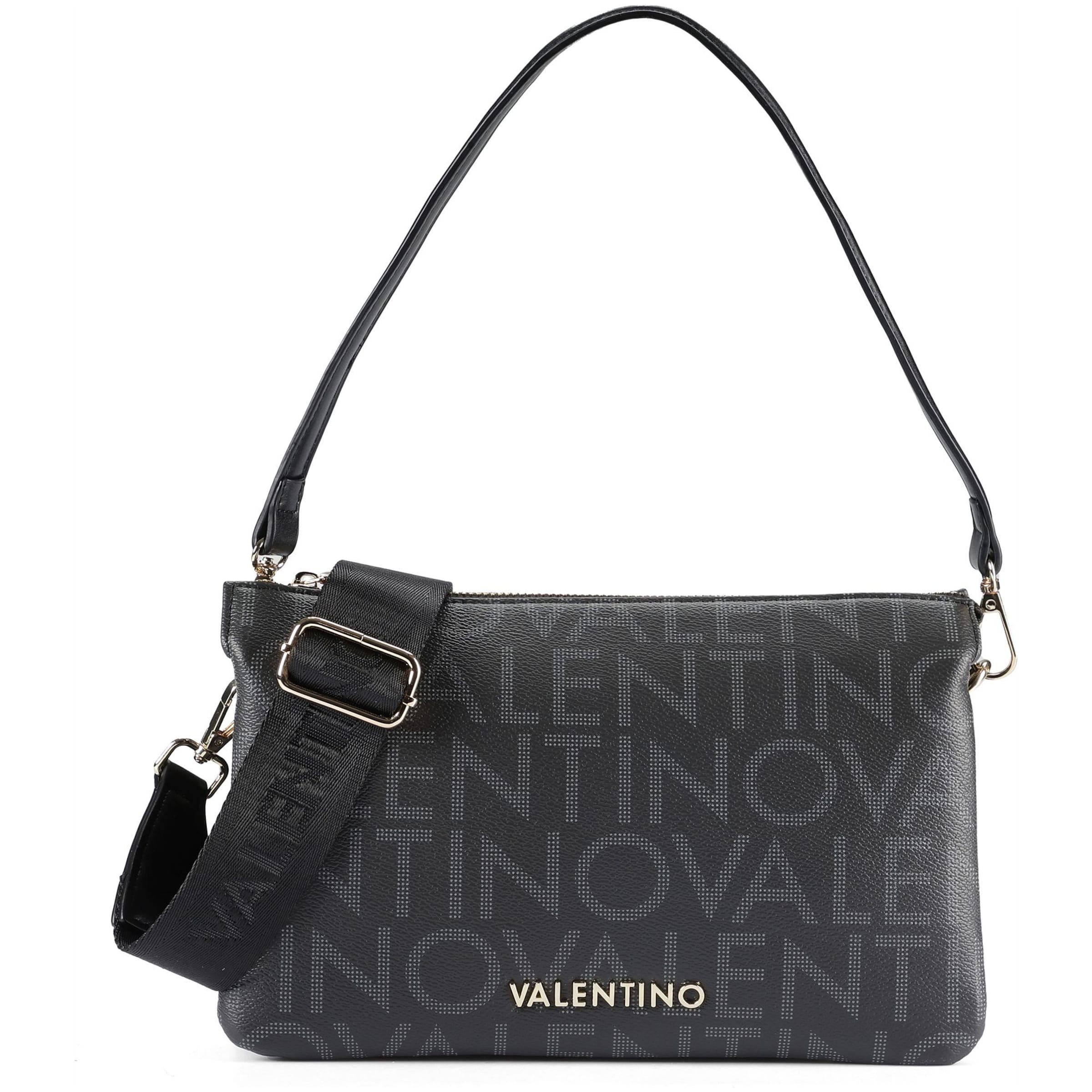 Borsa a spalla 'Regina Re' di VALENTINO in nero: frontale