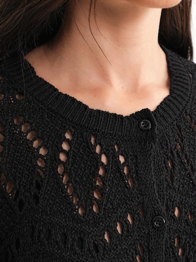 MixRay Strickjacke in schwarz, Produktansicht