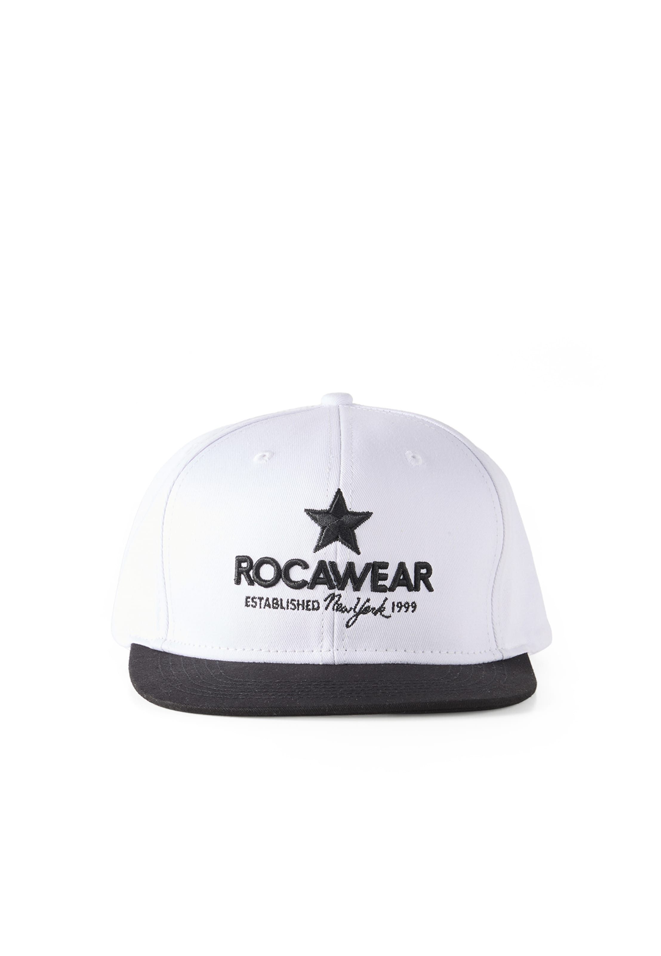 ROCAWEAR Cap 'ROCAFELLA' in White: front