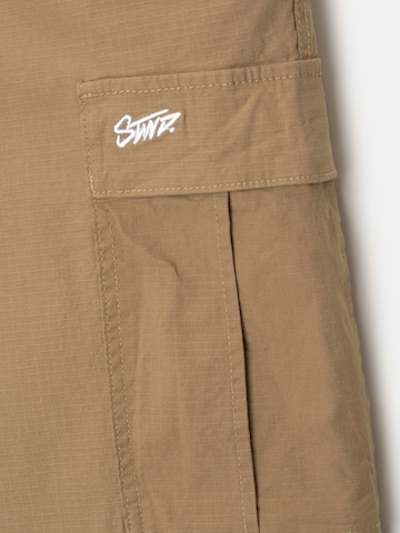 Pull&Bear Loose fit Cargo trousers in Brown