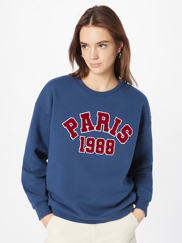 River Island Sweatshirt 'PARIS' in Blau: predná strana