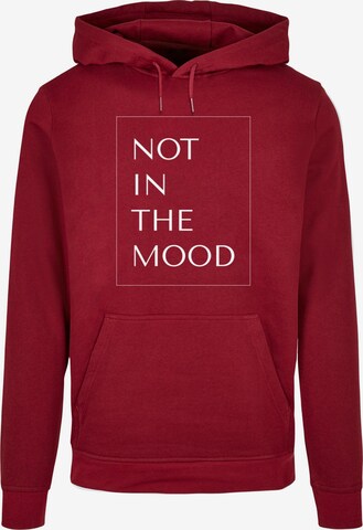 Merchcode Sweatshirt 'NITM' in Red: front
