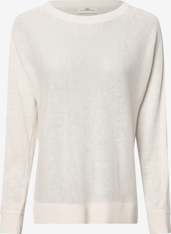 FYNCH-HATTON Sweater in White: front