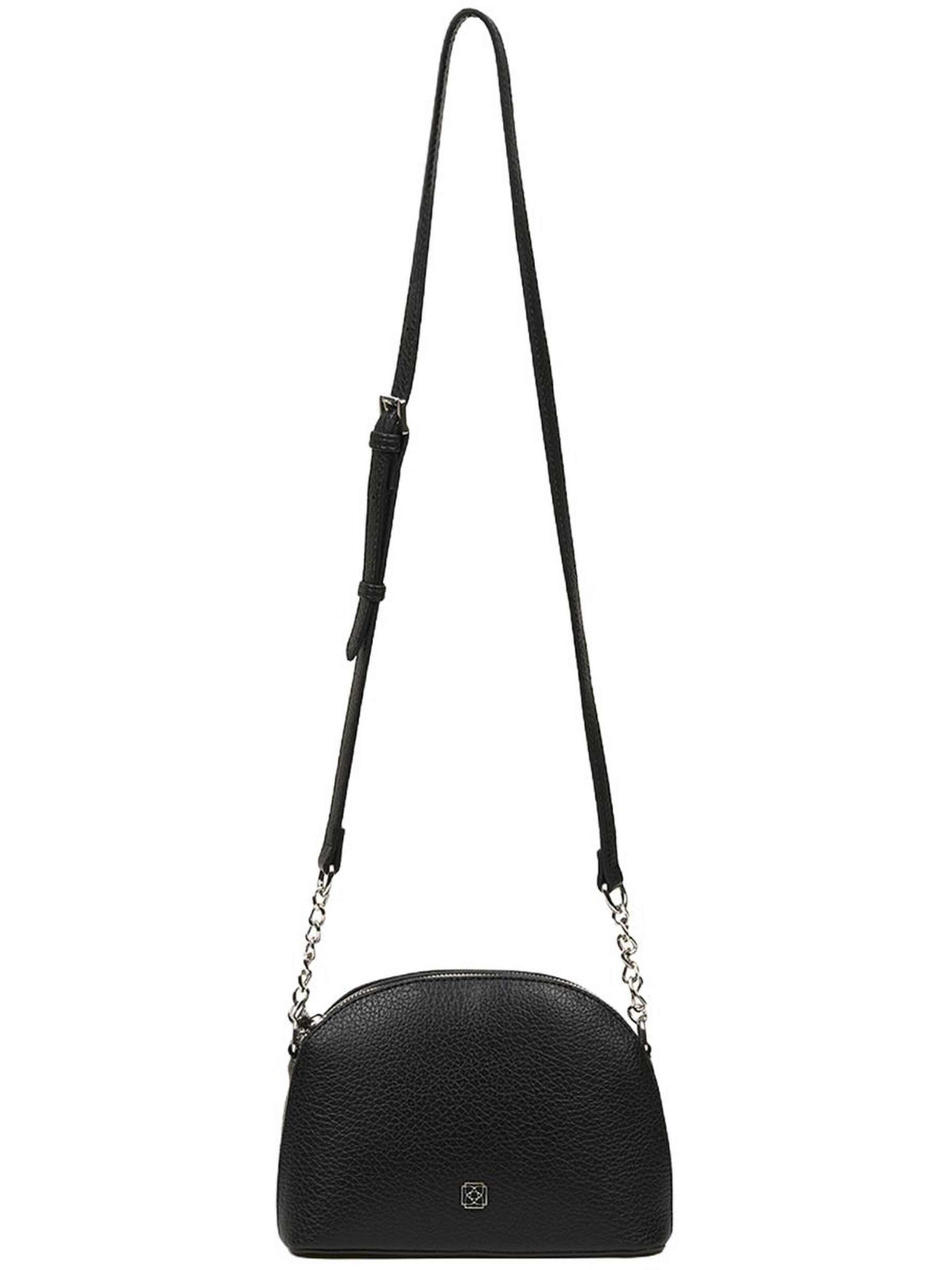 Desa Shoulder Bag in Black: front