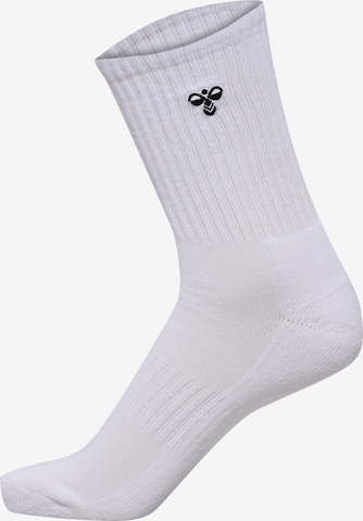 Chaussettes Hummel en blanc : devant