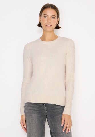 STREET ONE Sweater in Beige: front