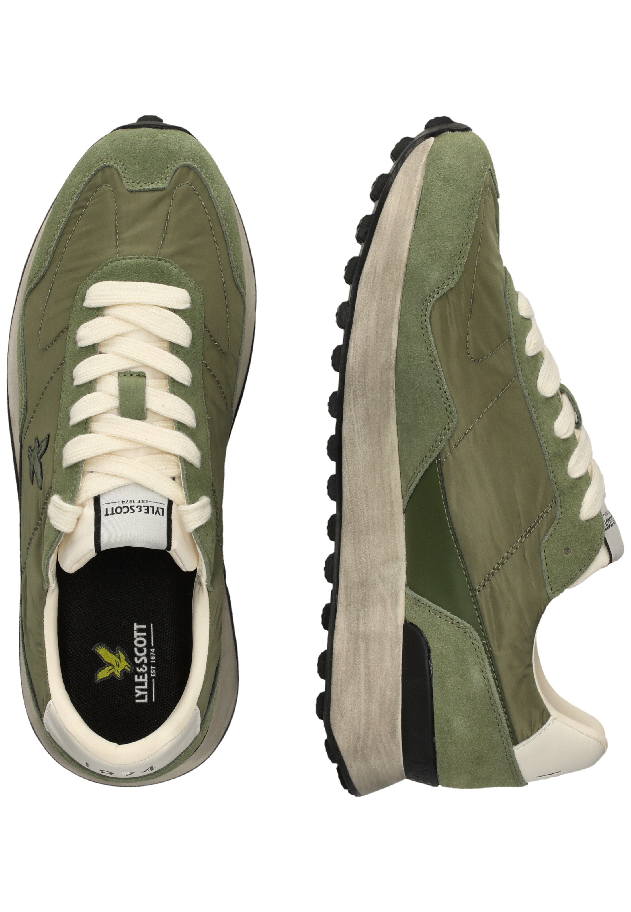 Lyle & Scott Platform trainers 'Noah' in Green