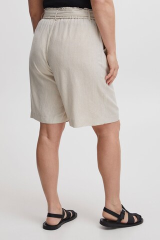 Loosefit Pantalon Fransa en beige