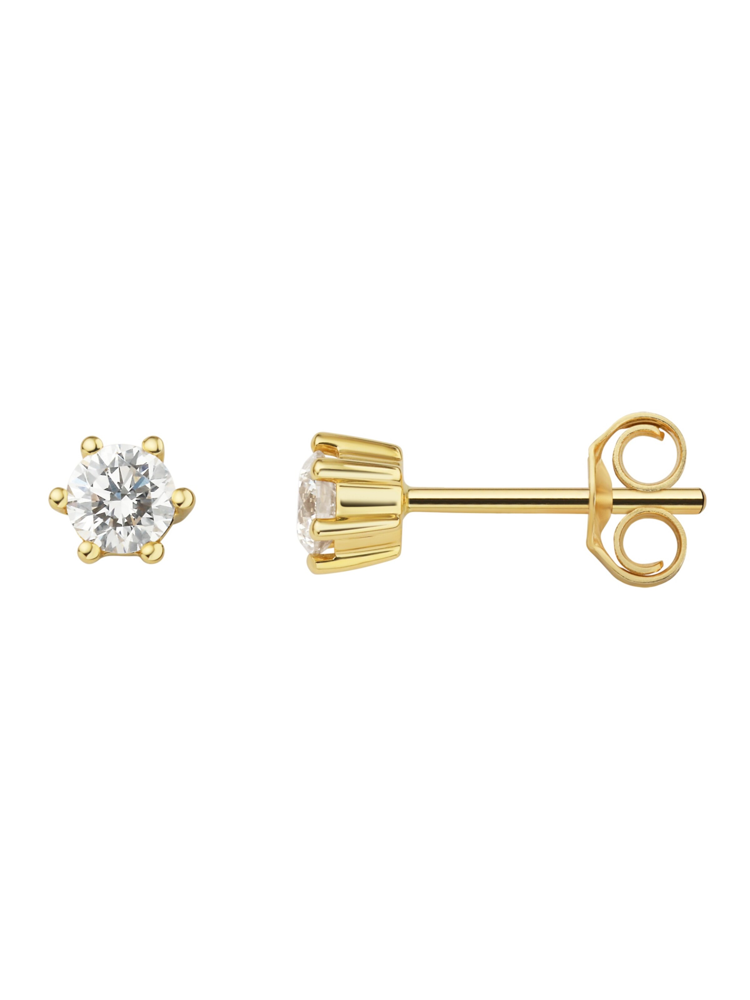 ONE ELEMENT Earrings '6er-Krappe' in Gold
