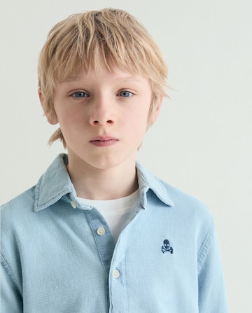 Scalpers Regular fit Shirt 'Polera' in Blauw