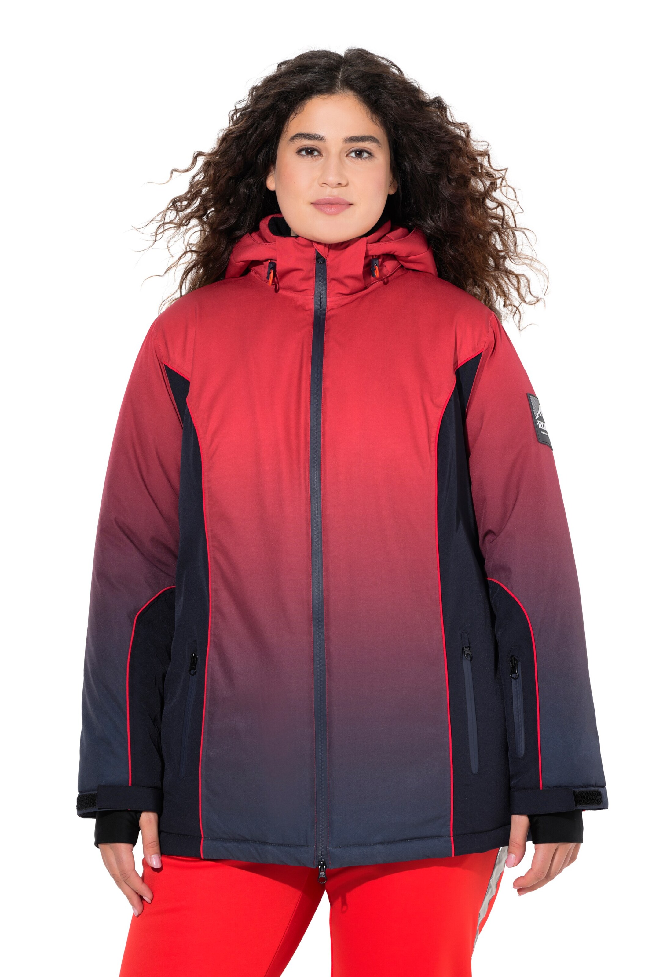 Ulla Popken Performance Jacket in Red: front