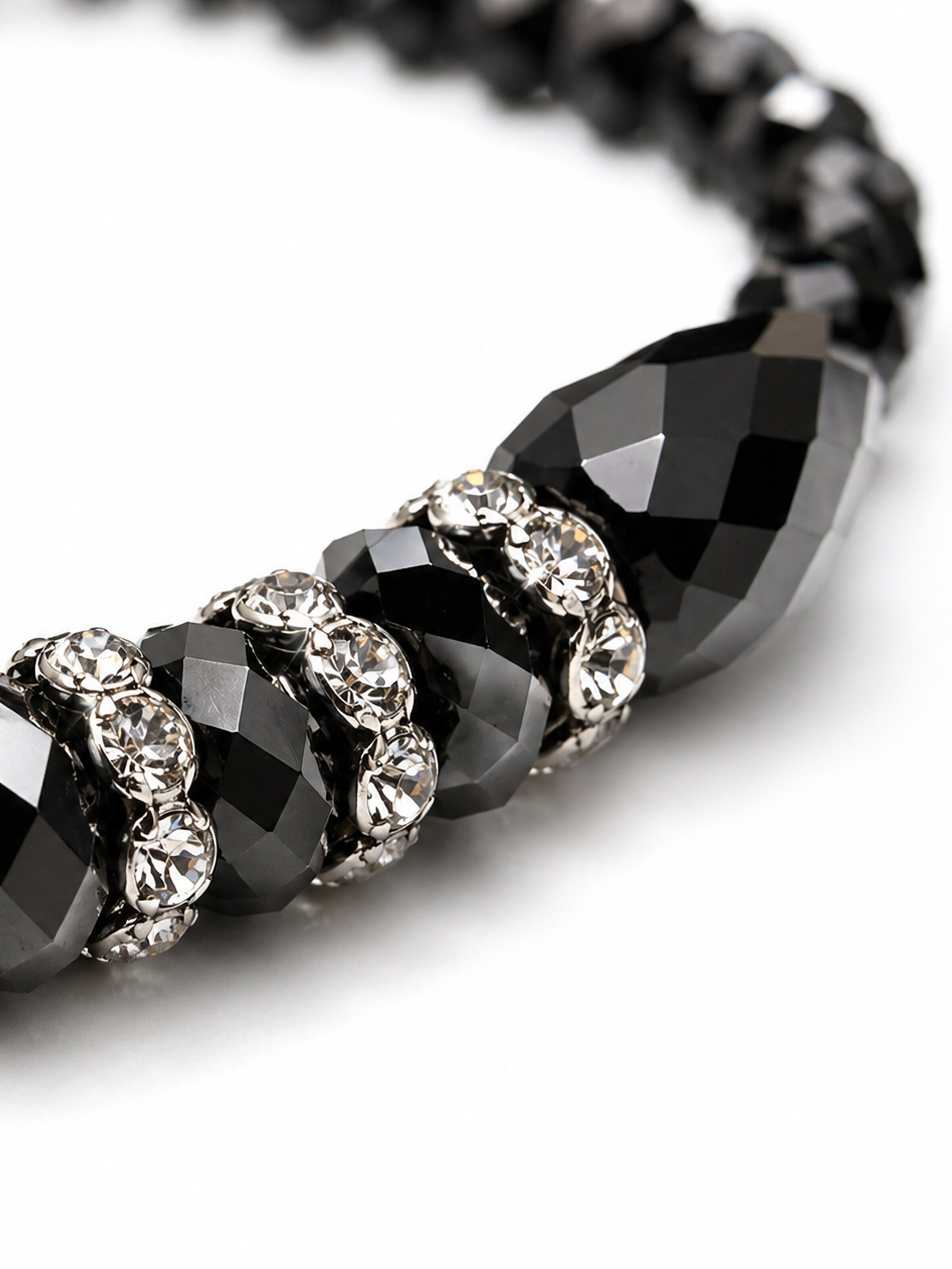 COLLEZIONE ALESSANDRO Necklace 'Midnight' in Black