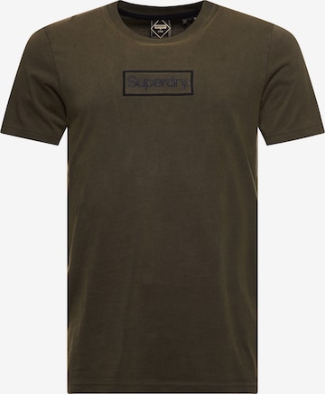 T-Shirt 'American Classic' Superdry en vert : devant