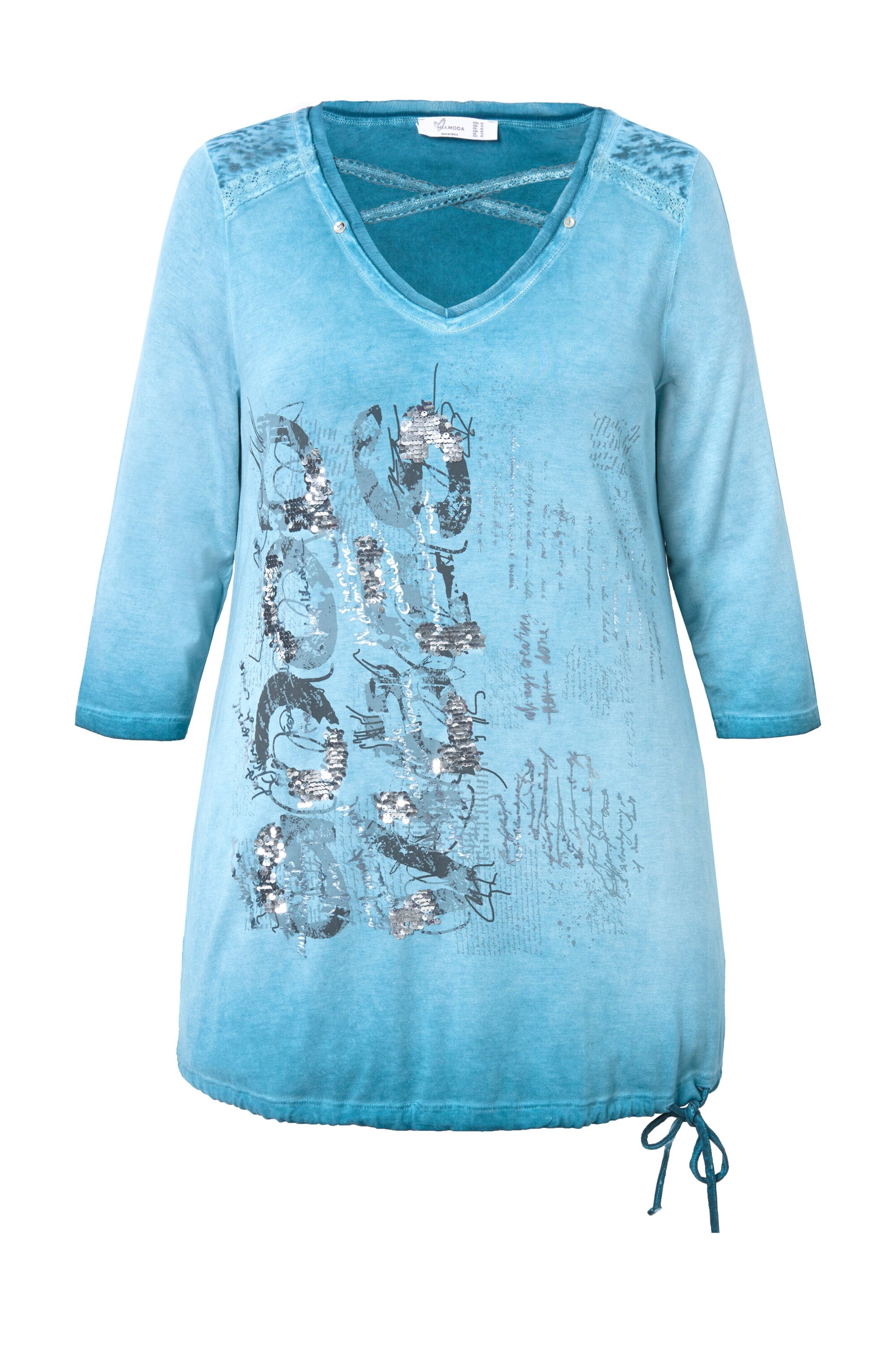 MIAMODA Shirt in Blue: front