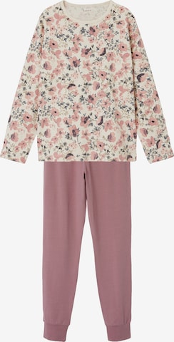 NAME IT Yöpuku 'Nostalgia Flower' värissä vaaleanpunainen: etupuoli