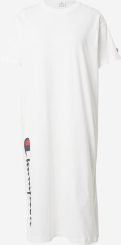 Champion Authentic Athletic Apparel Dress in White: front