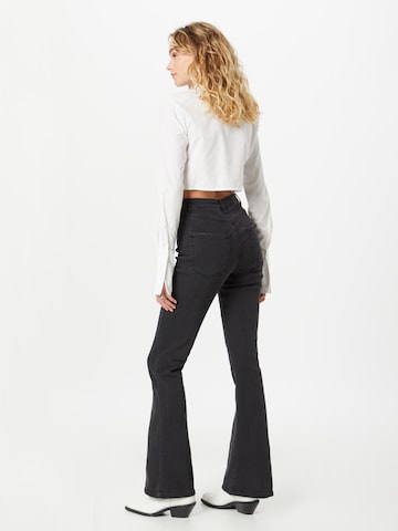 OBJECT Flared Jeans 'NAIA' i svart