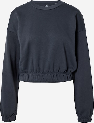 ADIDAS SPORTSWEAR - Sweatshirt de desporto 'Studio Lounge Loose Fit' em preto: frente