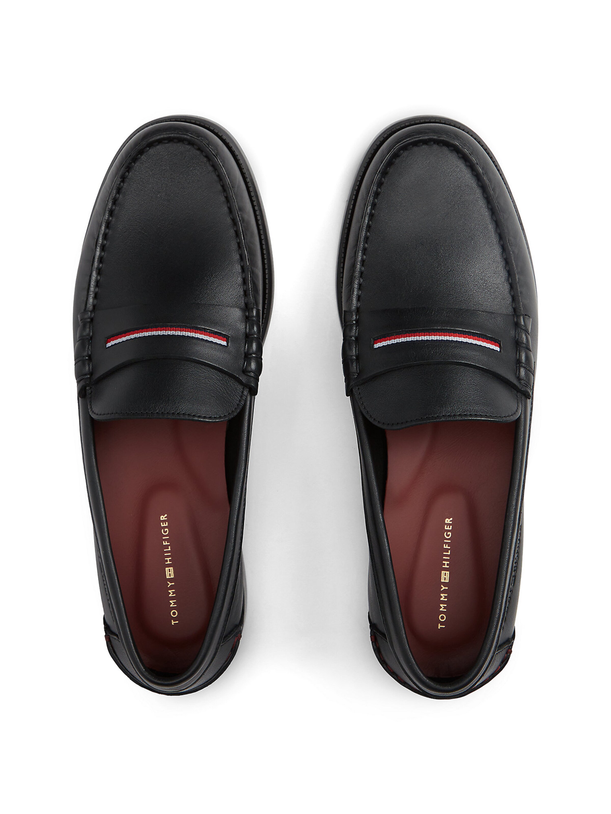 TOMMY HILFIGER Slip-ons in Black