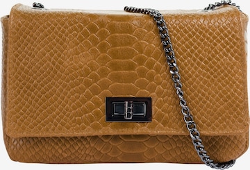 Cluty Crossbody Bag in Brown: front