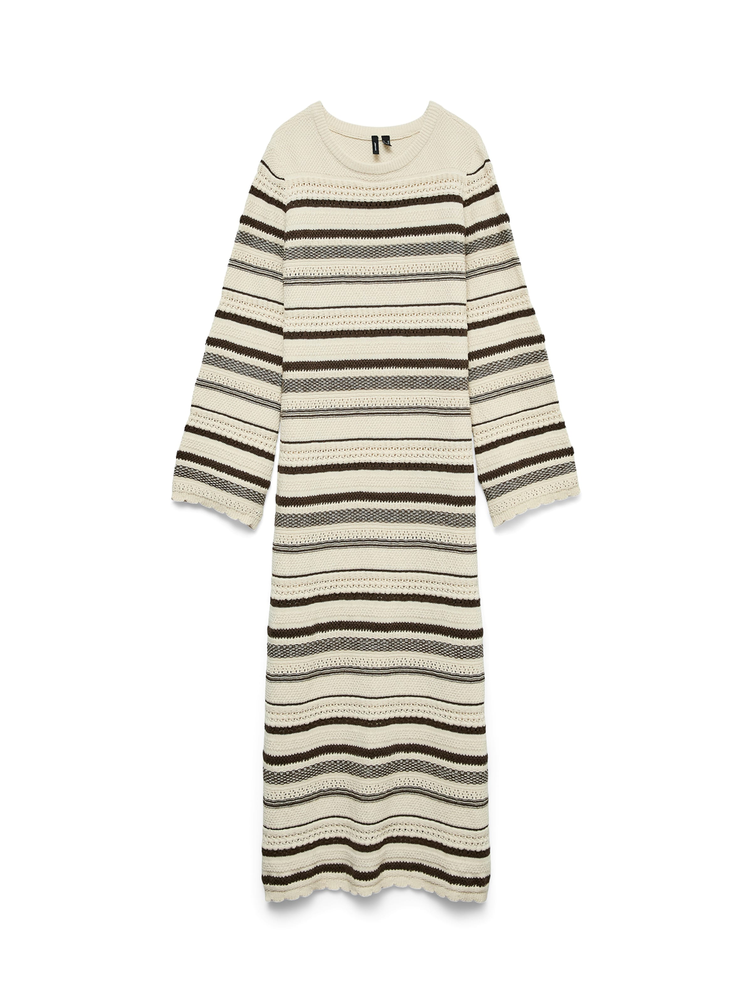 VERO MODAPletena haljina 'VMRIRI' - bijela boja: prednji dio