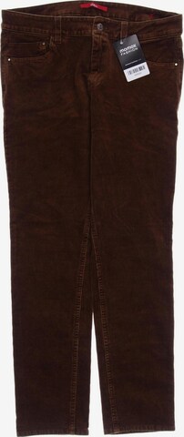 s.Oliver Pants in S in Brown: front