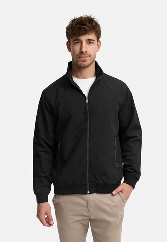 INDICODE JEANS Tussenjas 'INCatall' in Zwart: voorkant