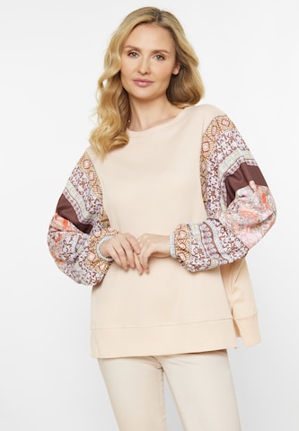 Chemisier Usha en beige : devant
