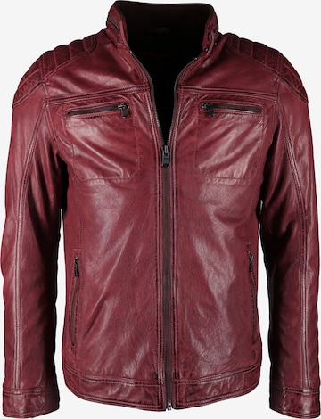 JCC Lederjacke in Rot: Vorderseite