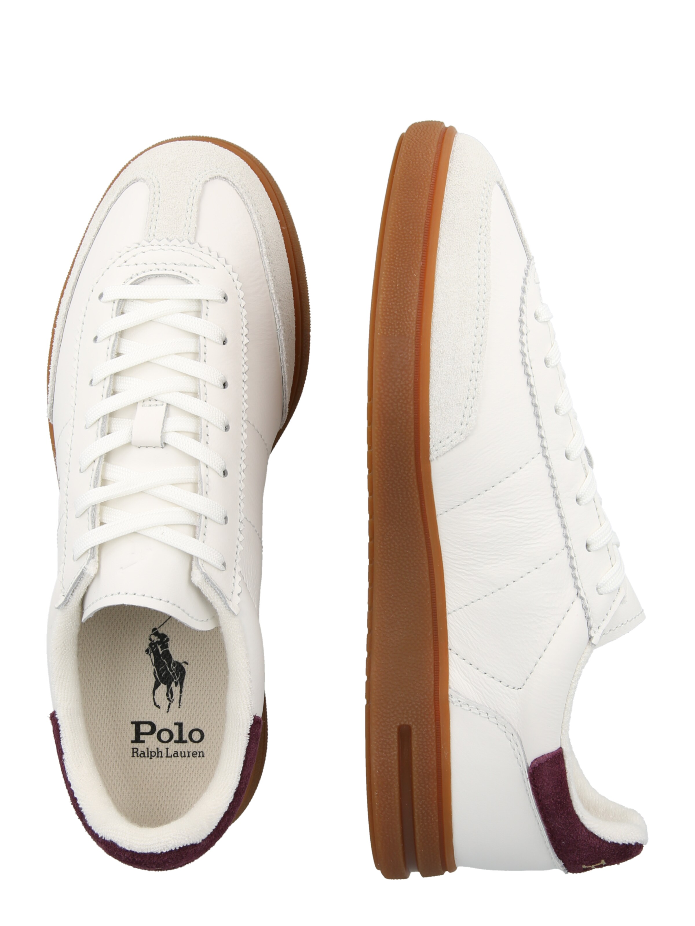Baskets basses 'BEDFORD' Polo Ralph Lauren en blanc