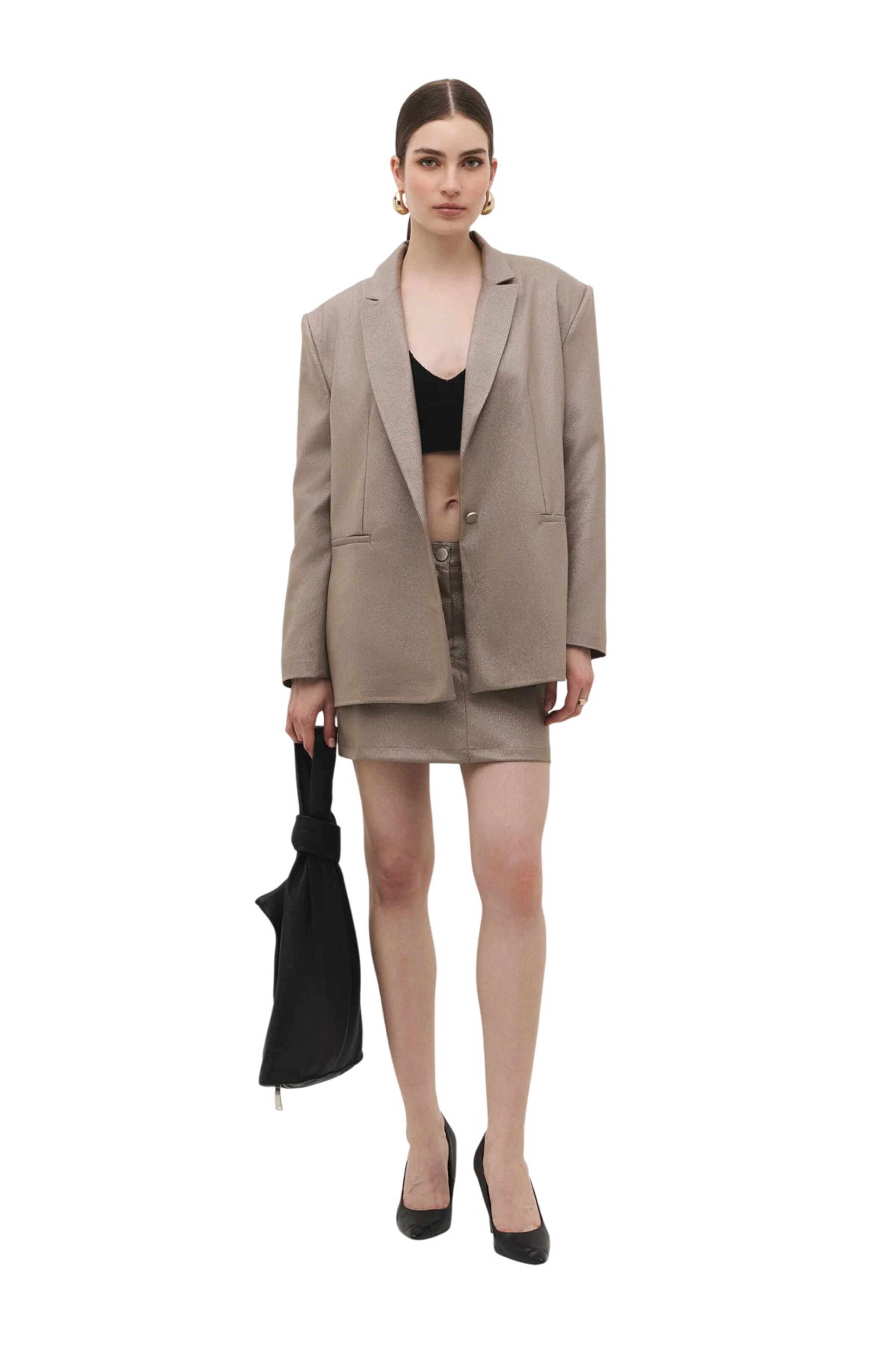 No Matter What Blazer in Grey