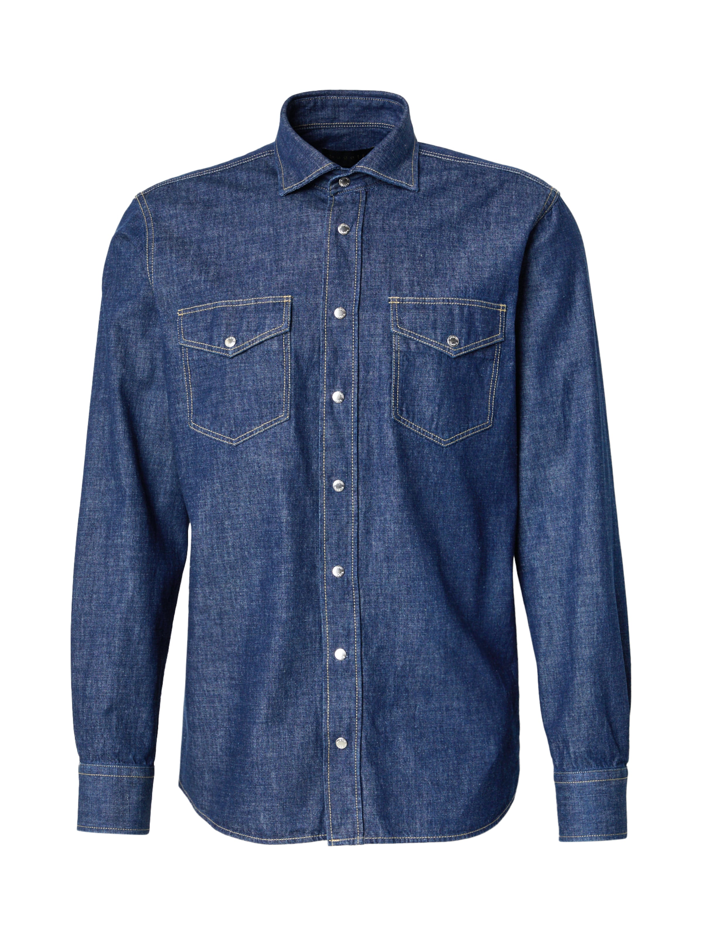 Regular fit Cămașă de la bugatti pe albastru: față