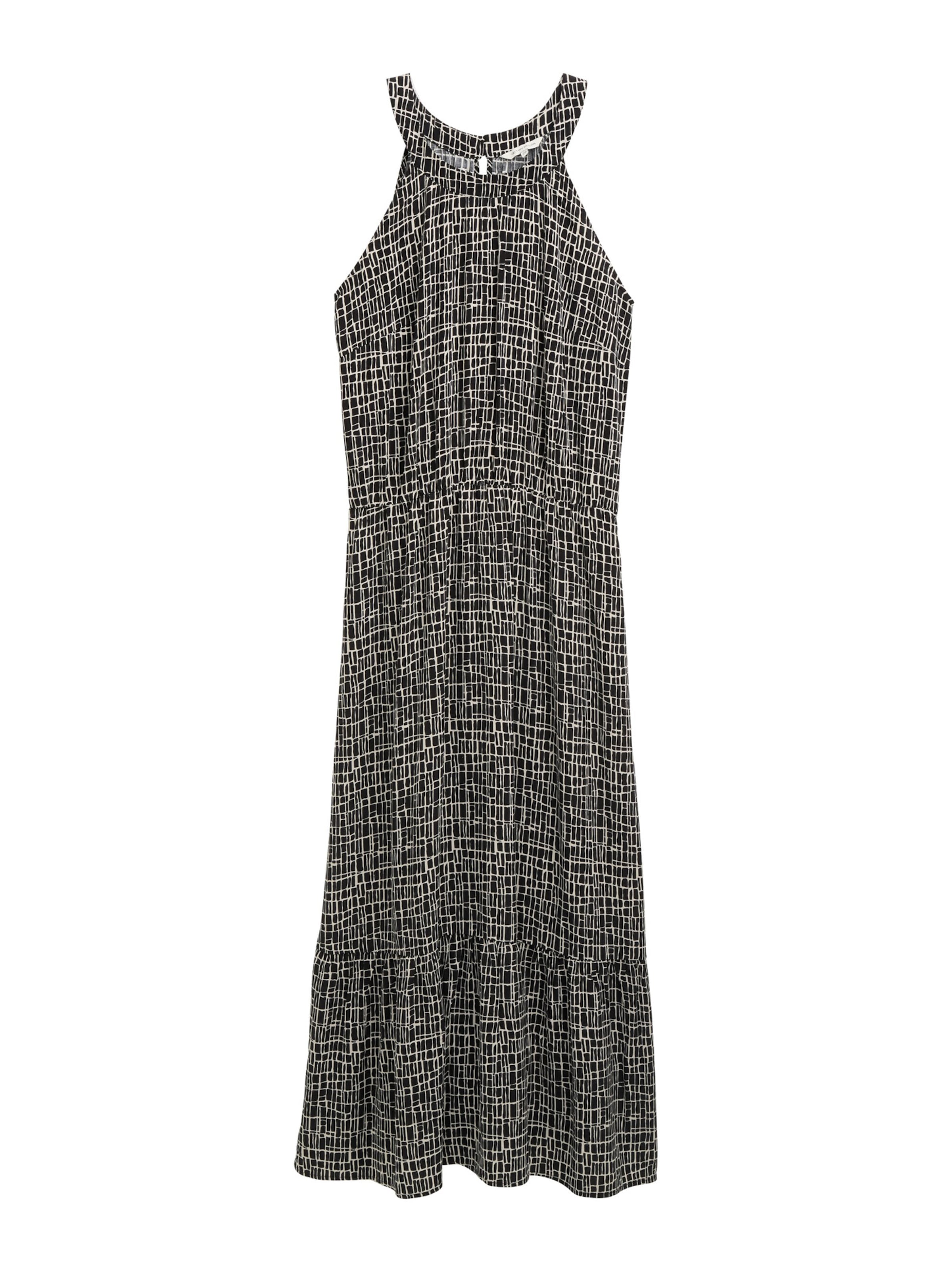 TOM TAILOR Zomerjurk in Zwart: voorkant