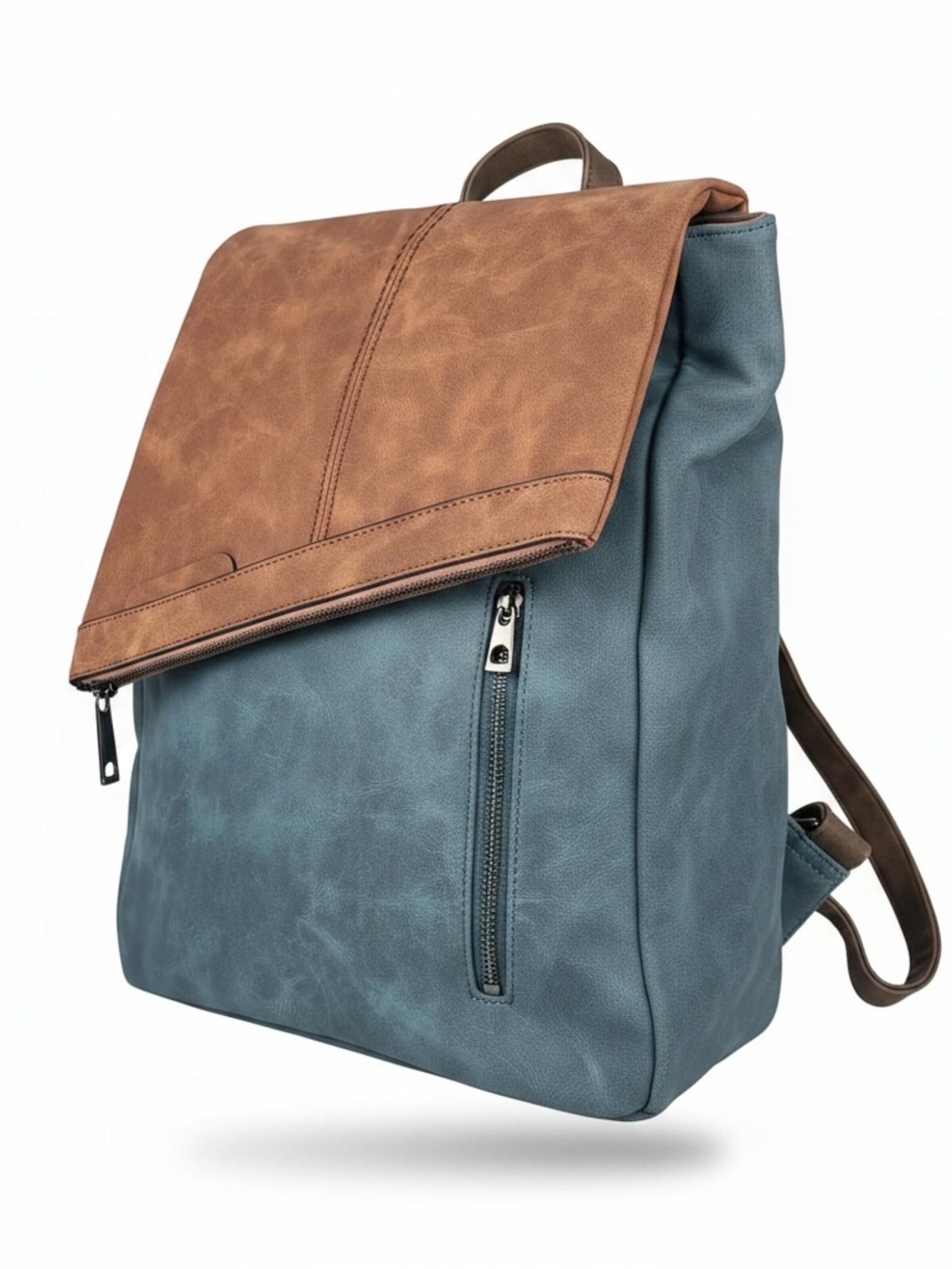 Zaino 'Rucksacktasche' di Kumixi in blu: frontale