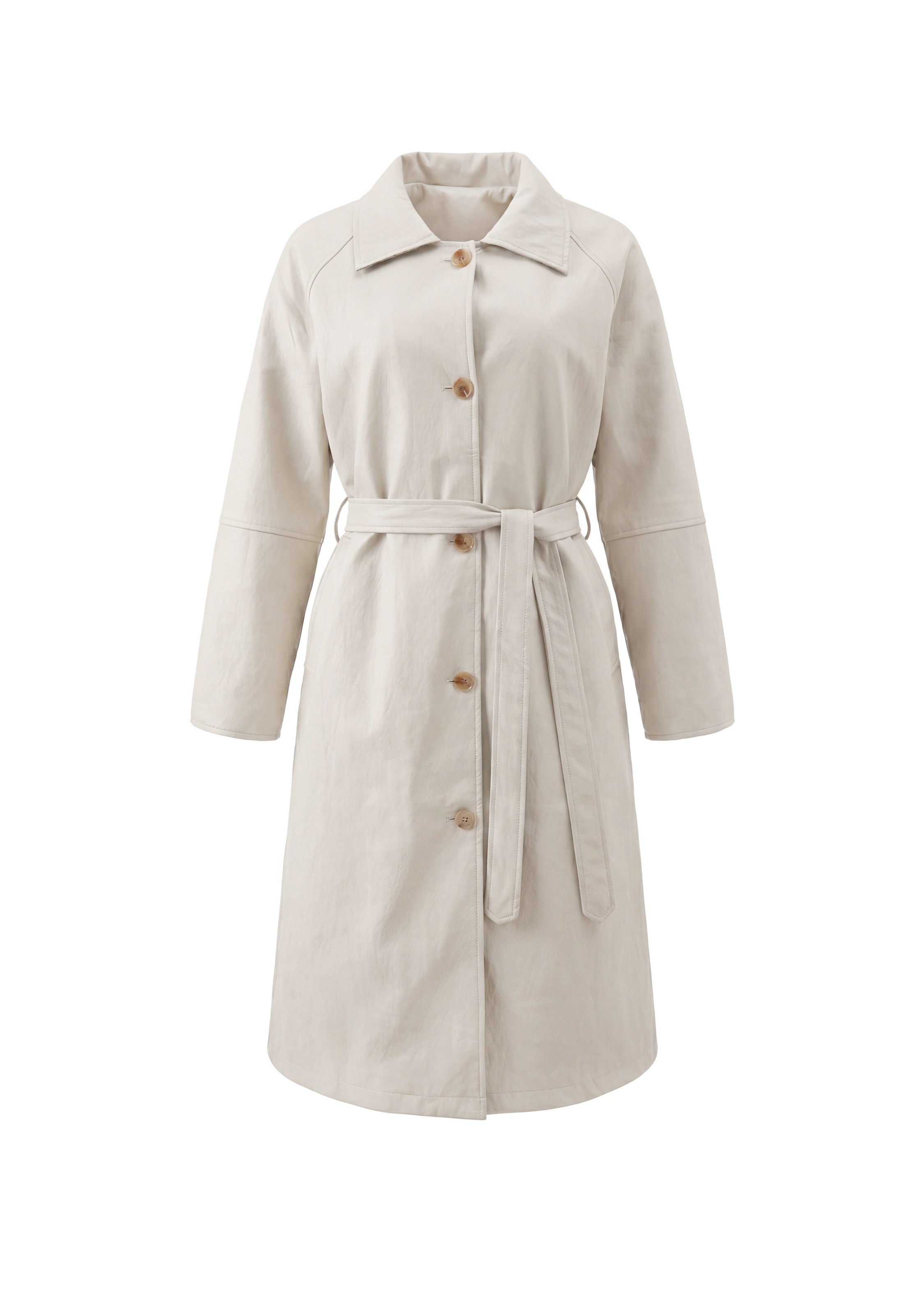 Manteau mi-saison faina en blanc : devant