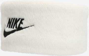 Nike Sportswear - Banda de cabeza en blanco: frente