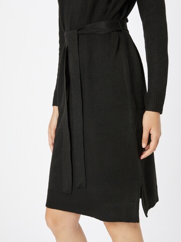 PIECES Knitted dress 'Cava' in Black