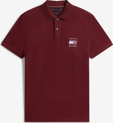 T-Shirt TOMMY HILFIGER en rouge : devant
