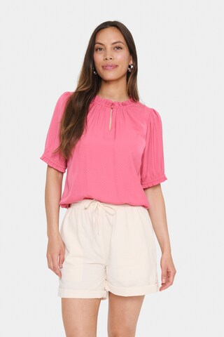 SAINT TROPEZ Bluse 'SZBriana' i pink: forside
