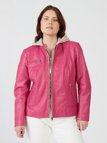Maze Between-season jacket in Pink: front