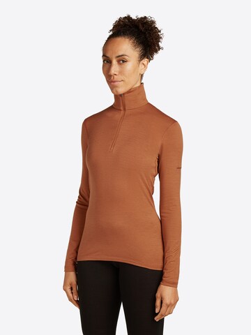 ICEBREAKER Koszulka funkcyjna 'Oasis' w kolorze brązowy