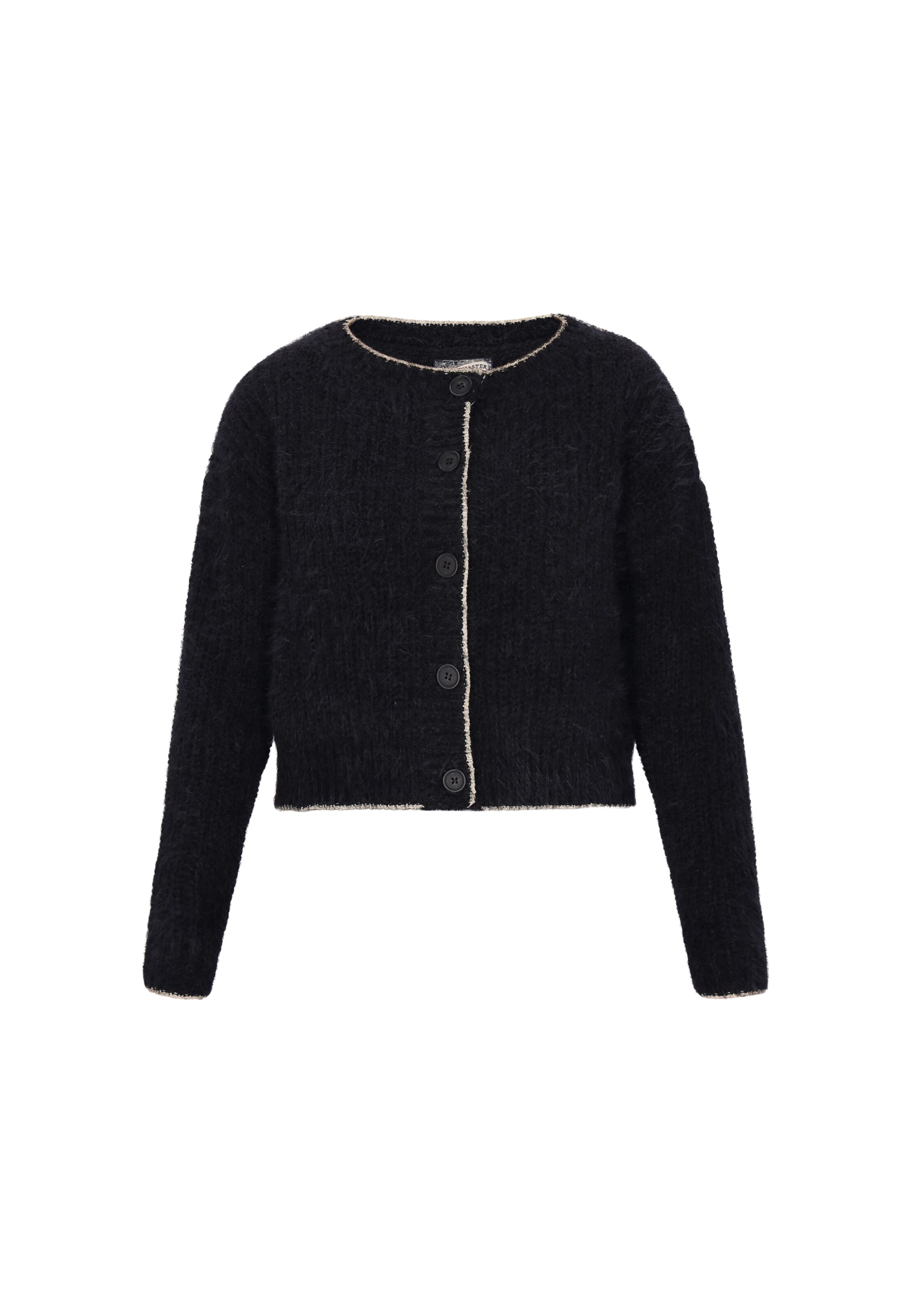 DreiMaster Vintage - Casaco de malha em preto: frente